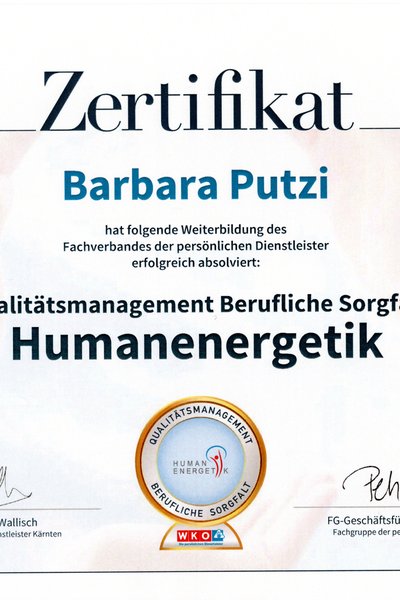 Humanenergetik Ausbildungen